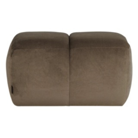 378450-VT | Mojo poef - velvet taupe | WOOOD