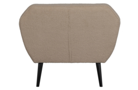 340454-TS | Rocco fauteuil fluweel - teddy sand | WOOOD