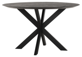 BT 611104 | Timeless Black eettafel Shape Ø130 cm - rond | DTP Home