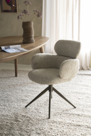 96503 | Stoel Darcio - taupe Gleam | Eleonora