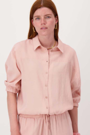  Modal blouse met tunnel - crispy pink | Zusss