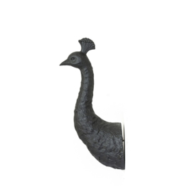 210015 | Wandornament Pavo - black | By-Boo *uitlopend artikel, laatste exemplaren