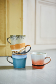 ACE7052 | 70s ceramics: cappuccino mug, fire | HKliving - Binnenkort weer verwacht!