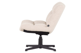 377118-O | Vinny draaifauteuil - Bouclé off white | WOOOD Exclusive