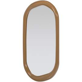 377773-H | Norea spiegel 120x60 cm - hout hoogglans honinggeel | WOOOD