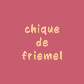 TE3157 | Tegeltje chique de friemel | HomeBound by KY