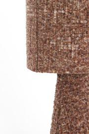 1886079 | Tafellamp Ø20x58 cm MICKY - bouclé burgundy | Light & Living - Eind oktober weer verwacht!