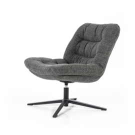  95579 | Fauteuil Danica - antraciet baquer | Eleonora