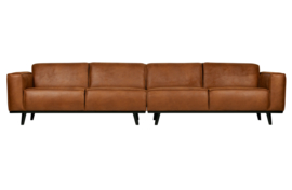 378656-09 | Statement xl 4-zits bank 372 cm - eco leer cognac | BePureHome