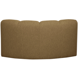 377458-GM | Mojo hoekelement - bouclé geel/bruin melange | WOOOD