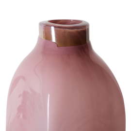 AVG0021 | Atelier glass vase large, pink | HKliving