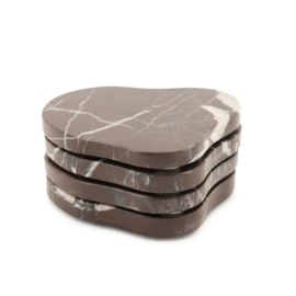 250347 | Coasters Rosso (set of 4) | By-Boo - In week 45 weer verwacht!