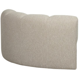 377458-EM | Mojo hoekelement - bouclé beige melange | WOOOD