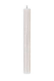 4 rustieke kaarsen 20cm - krijt | Zusss