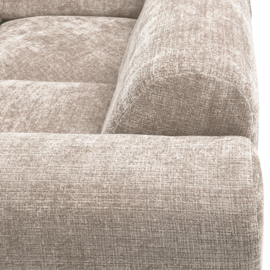 375075-N | Cloud hoekbank rechts - geweven chenille naturel | WOOOD