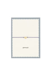 Ansichtkaart zomaar met armbandje - donkerblauw | Zusss 