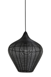 2948012 | Hanglamp Ø36x40 cm ALVARO mat zwart | Light & Living