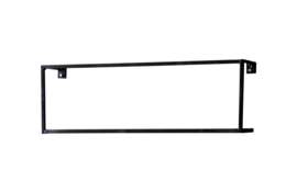 370109-Z | Meert wandplank metaal - zwart 50 cm | WOOOD *uitlopend artikel