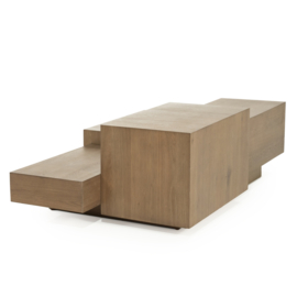 96389 | Salontafel Quinten rechthoek - bruin | Eleonora