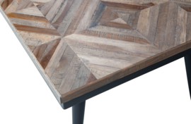 800034-N | Rhombic salontafel 120x60cm - hout/metaal | BePureHome