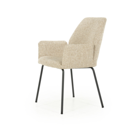 96337 | Stoel Indy - taupe Donna | Eleonora