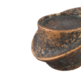 722907 | Iiona candleholder twisty L - black/gold | PTMD