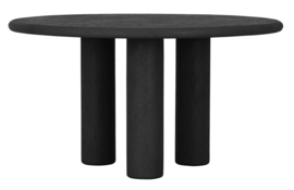 SC 180764 | Eettafel Clio rond 140 - Pepper  | DTP Home