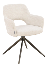 ML 600024 | MUST Living Eetkamerstoel DiCaprio - naturel | DTP Interiors