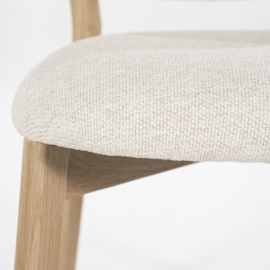 96174 | Stoel Mikky - naturel/beige | Eleonora