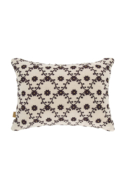 Kussen droom, durf, doe 35x25cm - zand/antracietgrijs | Zusss