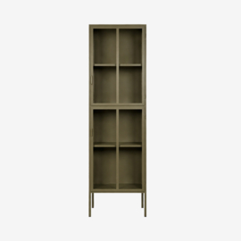 Vitrinekast Tampa  - Olijfgroen | New Routz