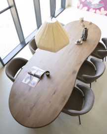 96205 | Eettafel Josh 300x110x77 - bruin | Eleonora