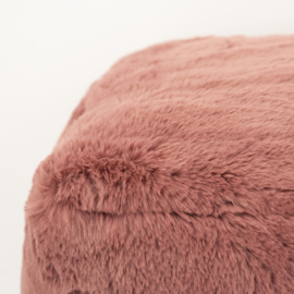 240204 | Pouf Mosa - burgundy | By-Boo
