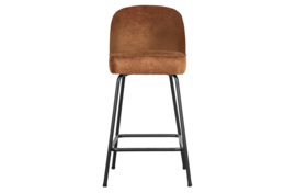 800294-B | Vogue barstoel 65cm - leer cognac | BePureHome