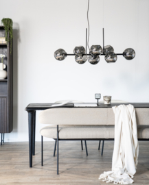 95762 | Eettafel Jiska 300x100 - zwart | Eleonora