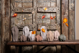 733976 | Raynal vases set of 3 - light brown | PTMD