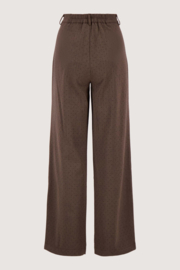 Nette broek met glittersteentje - taupe | Zusss