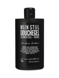 123927 | Douchegel o.b.v. kokos- en olijfolie 400 ml - cotton | MIJN STIJL 