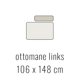 Ottomane links - Tori 106x148 cm | Sevn