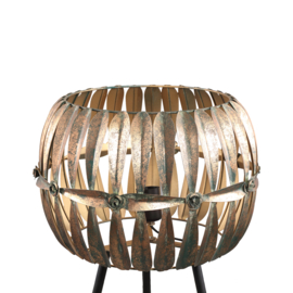 709128 | Ixavi floor lamp knotted look - gold | PTMD (alleen afhalen!)