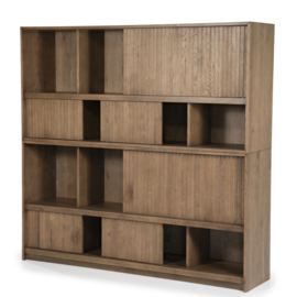 96211 | Boekenkast Milo - bruin  | Eleonora