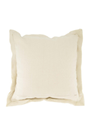 Kussen happy 45x45cm - peper en zout/zand | Zusss