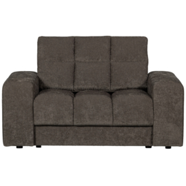 379006-W | Second date loveseat - velvet warmgrijs | WOOOD