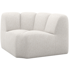 377458-WE | Mojo hoekelement - wollig ecru | WOOOD