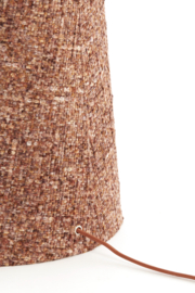 1891979 | Vloerlamp Ø38x180 cm MICKY - bouclé burgundy | Light & Living (alleen afhalen)