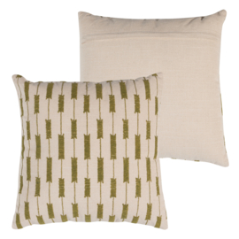 377780-G | Vola kussens (set van 4) - groen/oranje | WOOOD