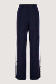 Wijde jogger met bies - donkerblauw | Zusss 