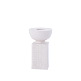 724165 | Lirison candleholder - beige | PTMD