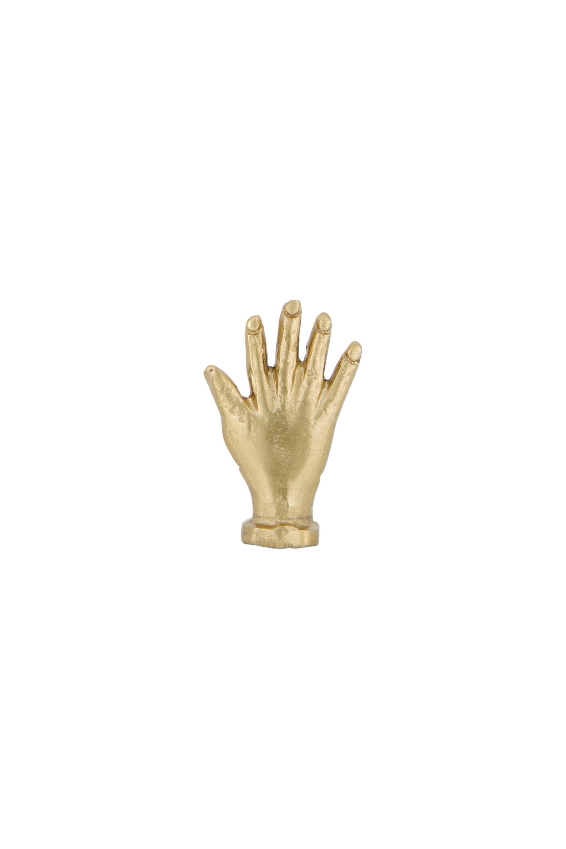 Kaartenstandaard metaal hand - goud | Zusss - Wordt verwacht!