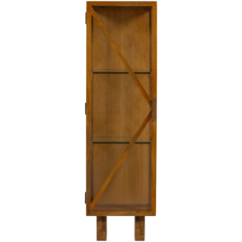 377619-N | Kella 1-deurs kast - mango hout naturel | WOOOD